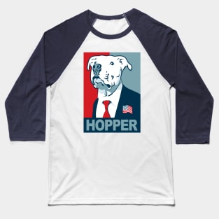 Feel The Hopper (Red White and Hopper) Baseball T-Shirt